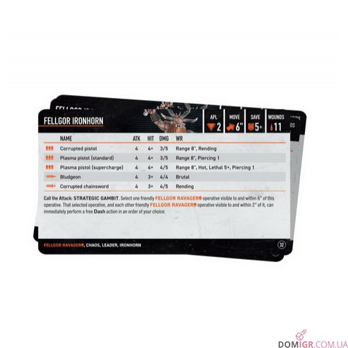 Kill Team: Fellgor Ravagers – Datacards