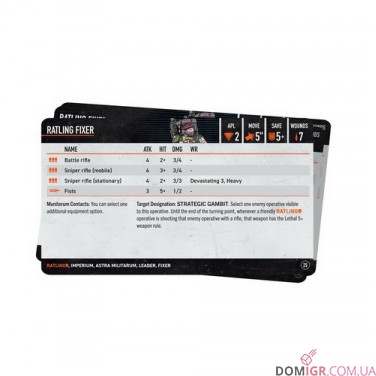 Kill Team: Ratlings – Datacards