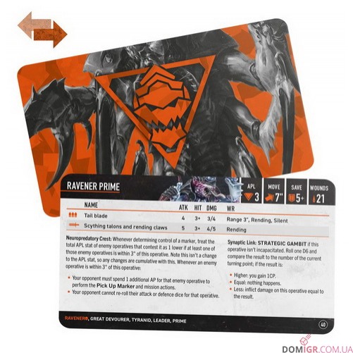 Kill Team: Raveners – Datacards