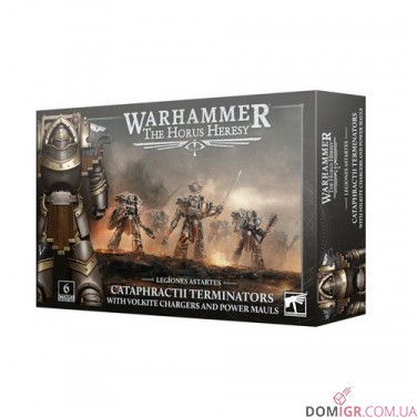 Cataphractii Terminators with Volkite Chargers and Power Mauls