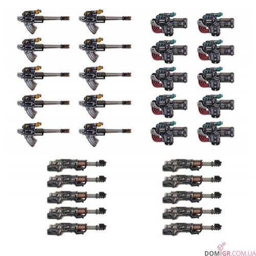 Heavy Weapons Upgrade Set – Volkite Culverins, Lascannons, and Autocannons
