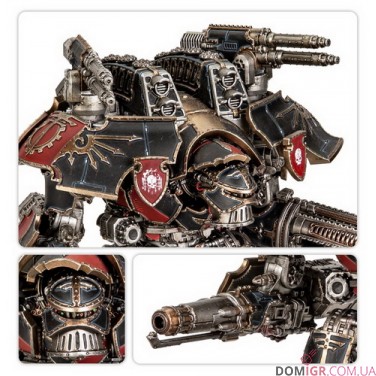 Legions Imperialis: Warlord Titan with Quake Cannon and Conversion Beam Extirpator