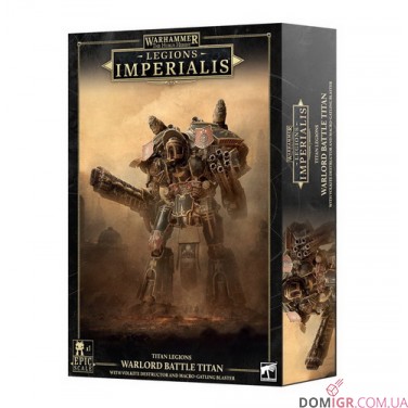 Legions Imperialis: Warlord Titan with Volkite Destructor and Macro-Gatling Blaster