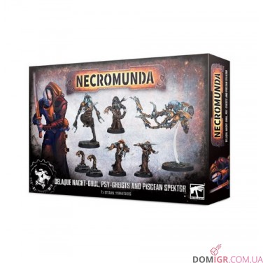 Купить Necromunda: Delaque Nacht-Ghul, Psy-Gheists and Piscean Spektor Necromunda: Delaque Nacht-Ghul, Psy-Gheists and Piscean Spektor
