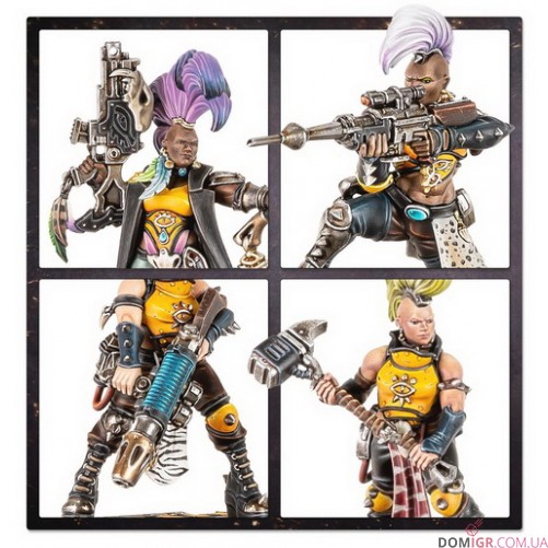 Necromunda: Escher Gang Matriarchs & Phyrr Cats