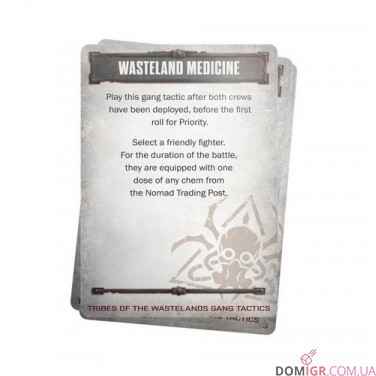 Necromunda: Tribes of the Wastelands Gang Tactics Cards