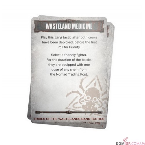 Necromunda: Tribes of the Wastelands Gang Tactics Cards