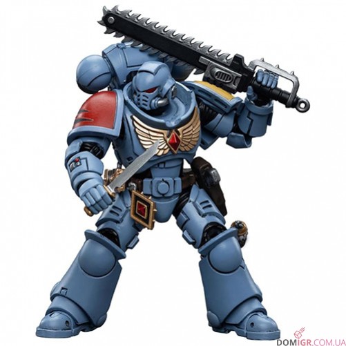 Space Wolves Intercessor with Bolt Rifle, Bolt Pistol and Chainsword