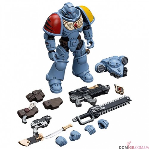 Space Wolves Intercessor with Bolt Rifle, Bolt Pistol and Chainsword