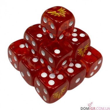 Blood Angels Red Dice - 15 mm