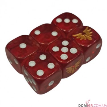 Blood Angels Red Dice - 15 mm