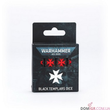 Black Templars Dice Set