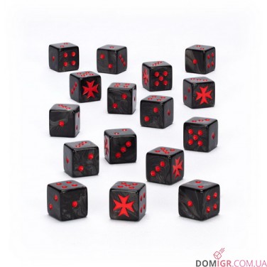 Black Templars Dice Set