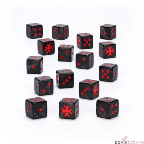 Black Templars Dice Set