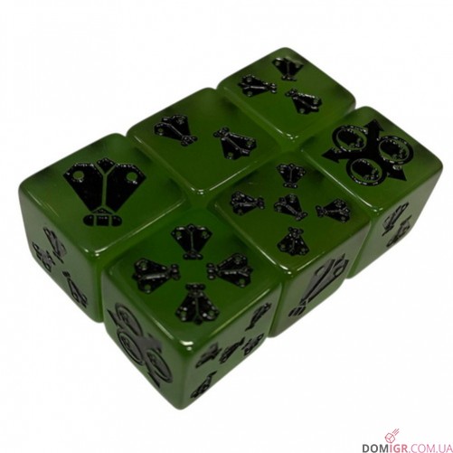 Nurgle Green Dice - 15 mm