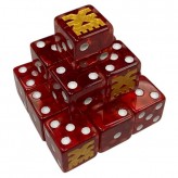 Khorne Transparent Dice - 16 mm Купить Khorne Transparent Dice - 16 mm (Аксессуары для настольных игр)