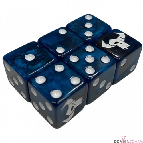 Orks Blue Dice - 16 mm
