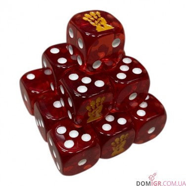 Red Corsairs Dice - 15 mm