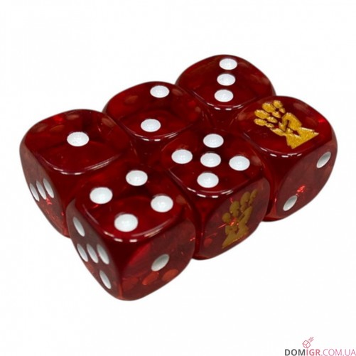 Red Corsairs Dice - 15 mm