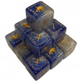 Space Wolves Pearl Dice - 15 mm