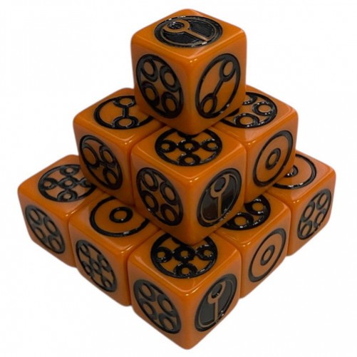 Tau Empire Ochre Dice - 16 mm