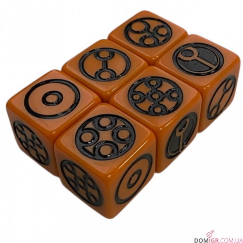 Tau Empire Ochre Dice - 16 mm