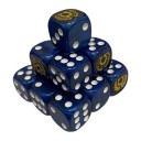 Ultramarines Marble Dice - 16 mm