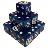 Ultramarines Pearl Glitter Dice - 16 mm