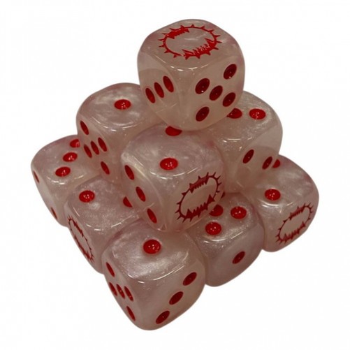 World Eaters White Dice - 15 mm
