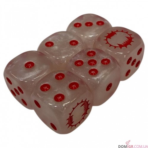 World Eaters White Dice - 15 mm