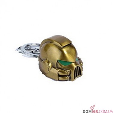 Брелок «Space Marine MKVII Helmet Gold»