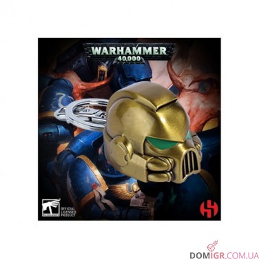 Брелок «Space Marine MKVII Helmet Gold»