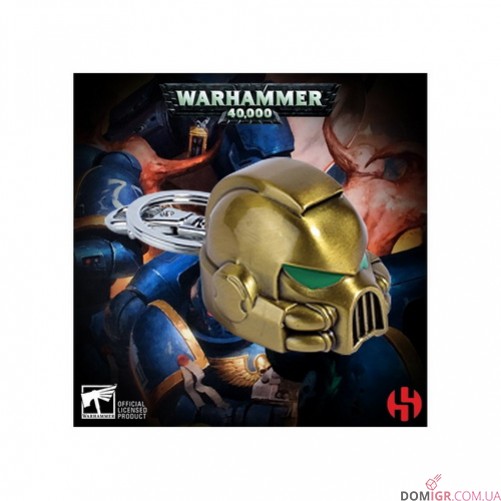 Брелок «Space Marine MKVII Helmet Gold»