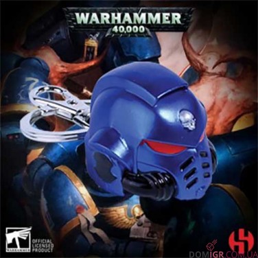 Брелок «Space Marine MKVII Helmet Ultramarines»