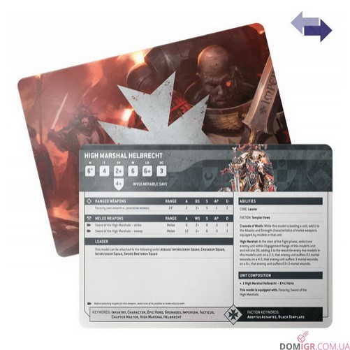 Datasheet Cards: Black Templars - 10th Edition