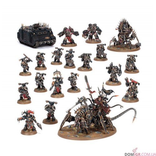 Chaos Space Marines: Battleforce – Hellforged Warband