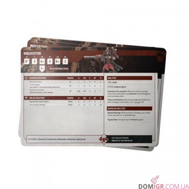 Купить Datasheet cards: Imperial Agents - 10th Edition Datasheet cards: Imperial Agents - 10th Edition