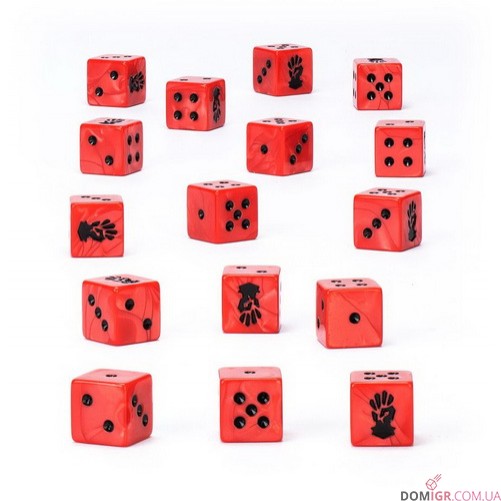 Red Corsairs Dice Set