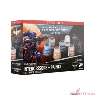Купить Space Marines: Intercessors + Paints Space Marines: Intercessors + Paints
