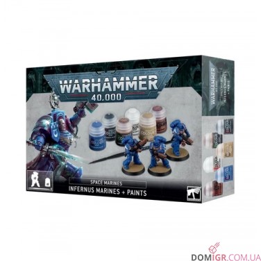 Space Marines: Infernus Marines + Paints Set