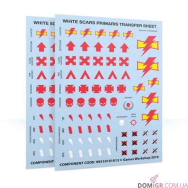 Купити White Scars: Primaris Upgrades And Transfers White Scars: Primaris Upgrades And Transfers