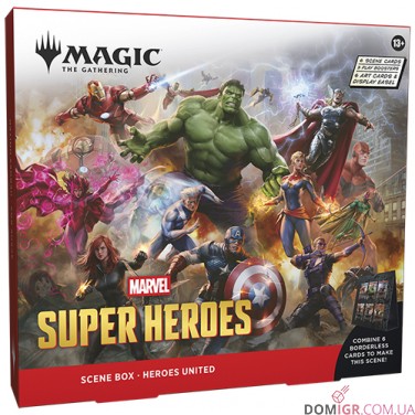 Marvel Super Heroes - Scene Box - Heroes United - Magic The Gathering