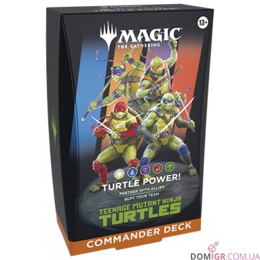 Купить TMNT - Commander Deck - Turtle Power TMNT - Commander Deck - Turtle Power