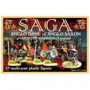 SAGA Anglo Dane or Anglo Saxon Starter Warband (4 points) - Plastic