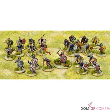SAGA Anglo Dane or Anglo Saxon Starter Warband (4 points) - Plastic