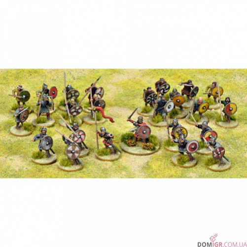 SAGA Anglo Dane or Anglo Saxon Starter Warband (4 points) - Plastic