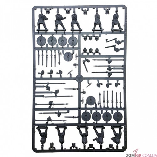 SAGA Anglo Dane or Anglo Saxon Starter Warband (4 points) - Plastic