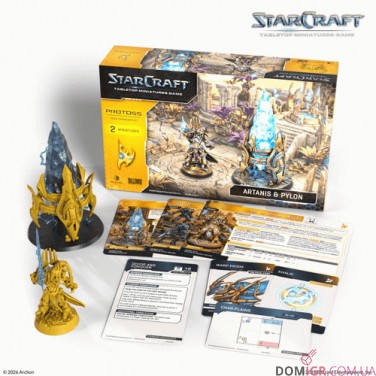 Artanis & Pylon - Protoss Hero Expansion Set - StarCraft The Miniatures Game