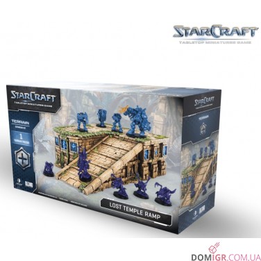 Lost Temple Ramp - Terrain Expansion Set - StarCraft The Miniatures Game