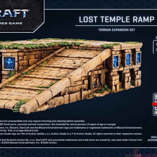 Lost Temple Ramp - Terrain Expansion Set - StarCraft The Miniatures Game
